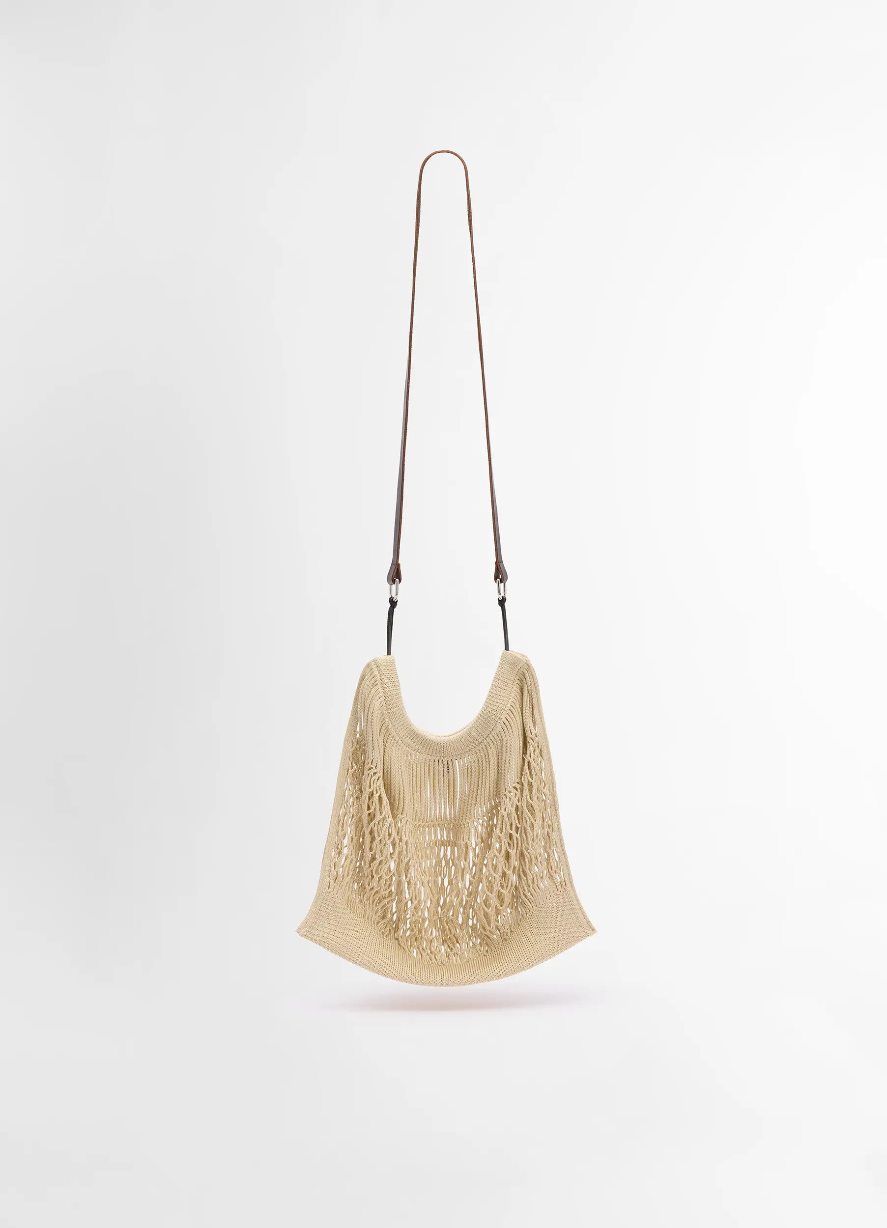 LARGE CROSSBODY FILT NET SHOPPING BAG - 1