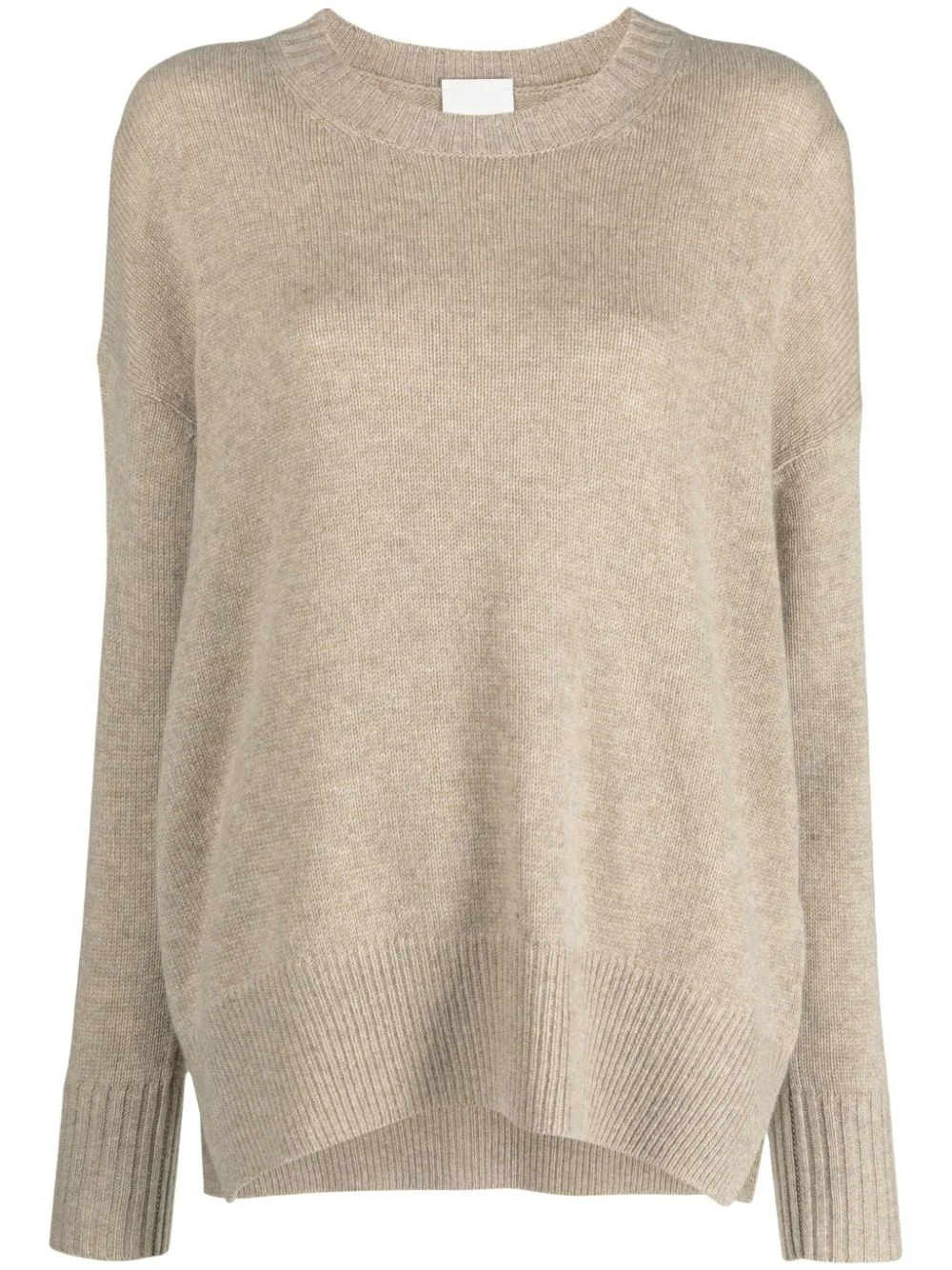 drop-shoulder cashmere jumper - 1