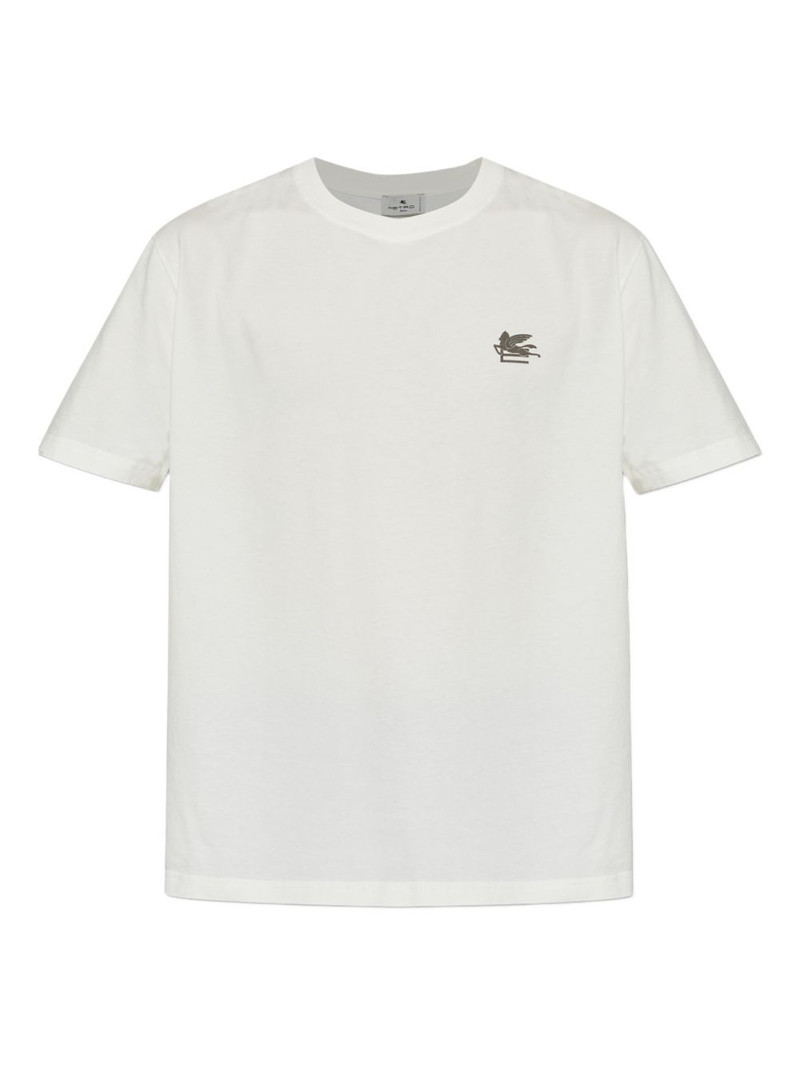 Pegasus-embroidered T-shirt 1