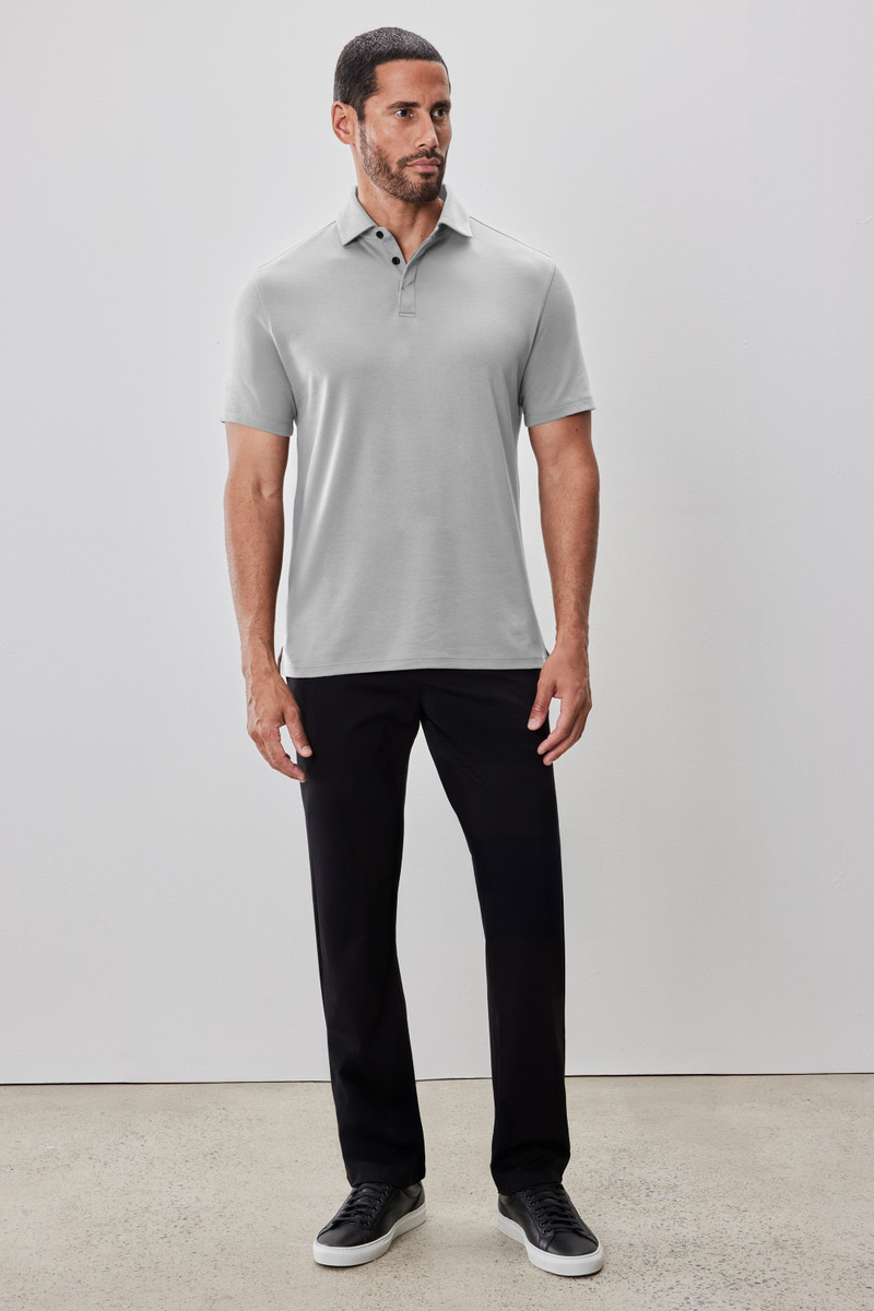 ROBERT BARAKETT The Barakett Covered Placket Polo outlook