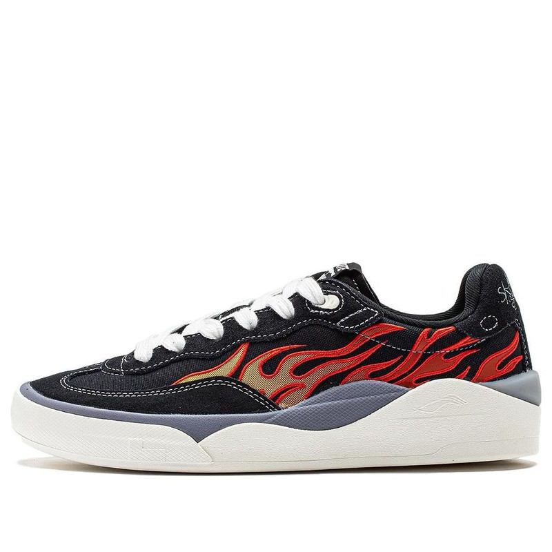 Li-Ning 스케이트 일반 '블랙 불꽃' AEPSA49-6 - 1