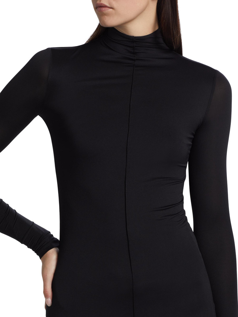 Women's RHW Mock-Turtleneck Maxi Dress - Black 6