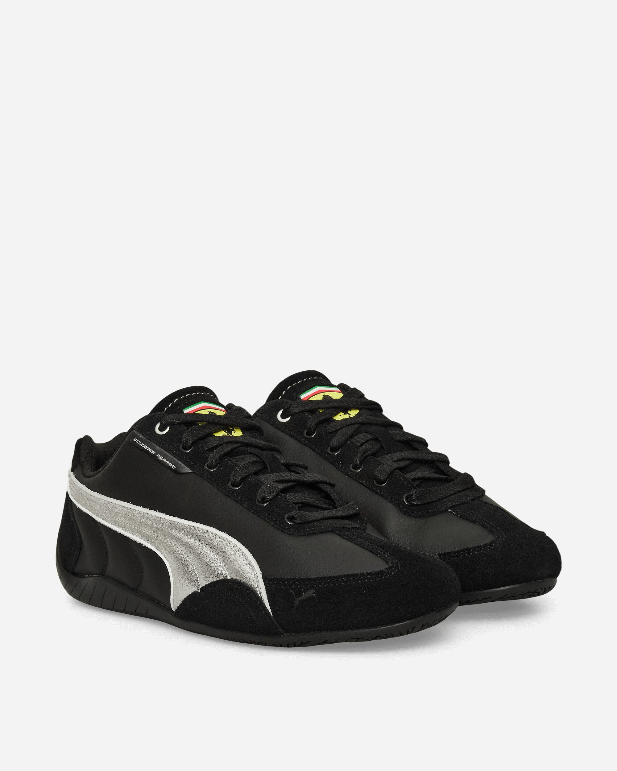 Women's Scuderia Ferrari HP Speedcat Sneakers Black / Silver - 2