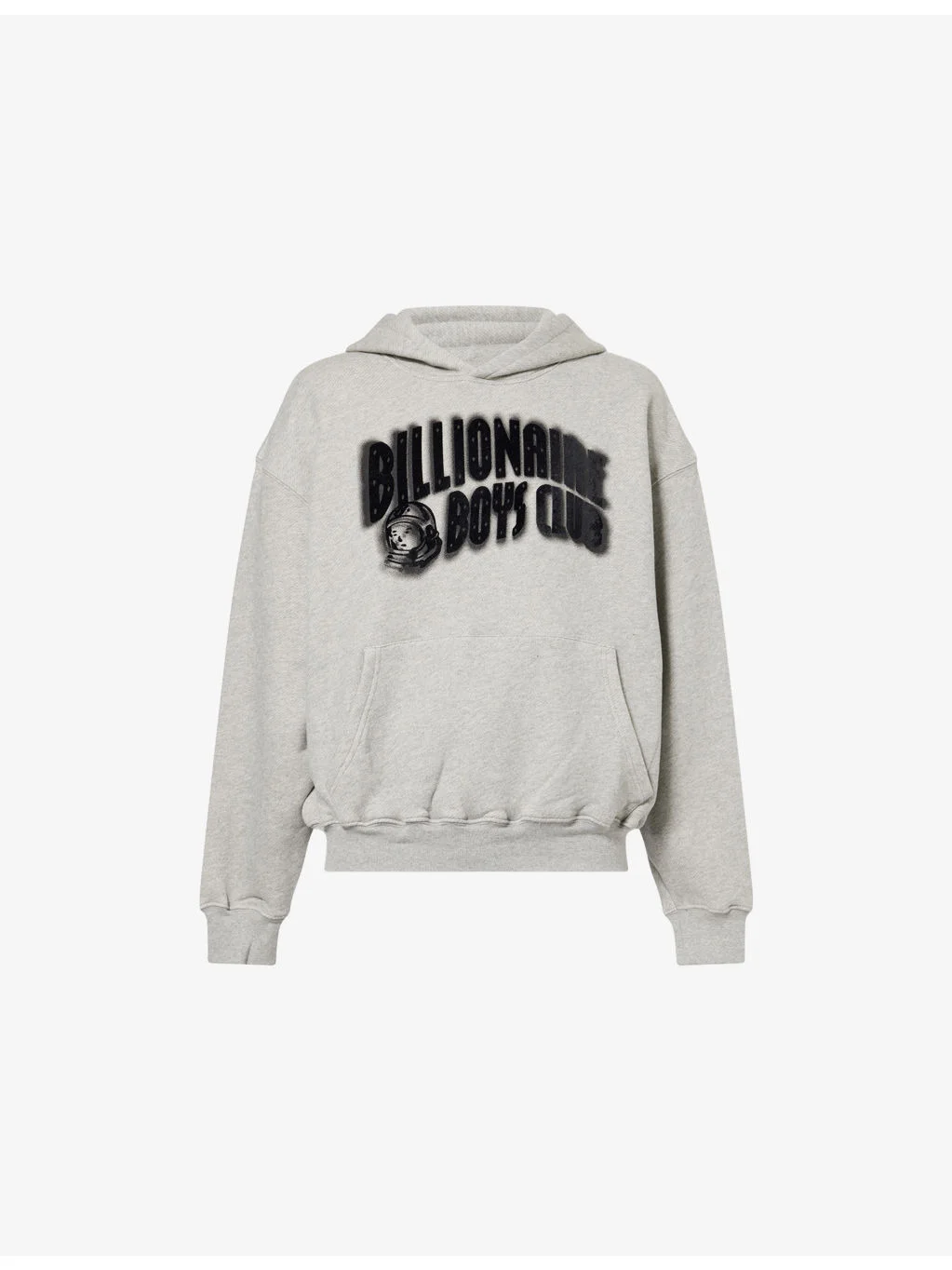 Distorted-Logo Relaxed-Fit Cotton Hoody - 1