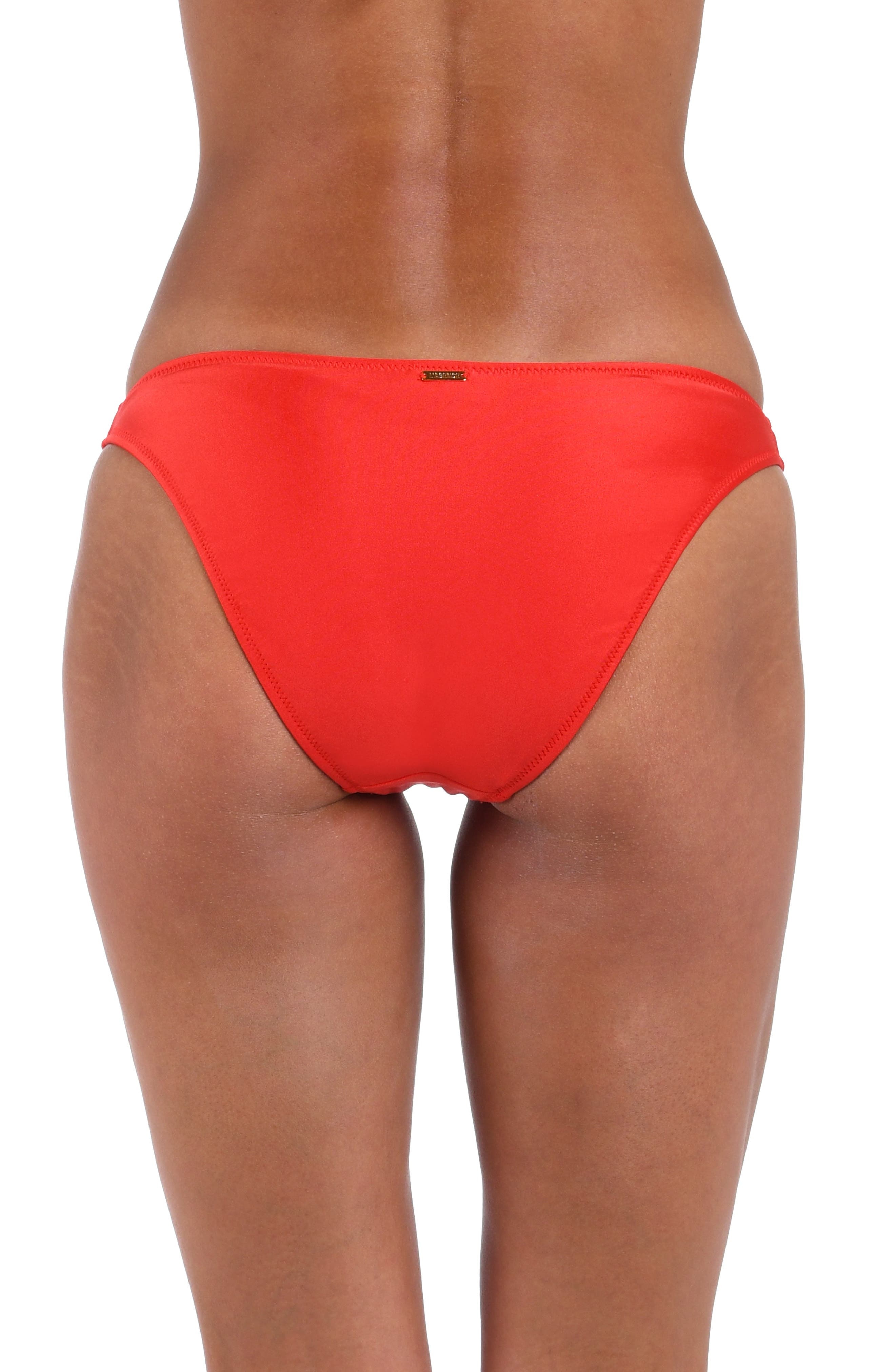 L'AGENCE Jean Bikini Bottoms in Rouge at Nordstrom - 2