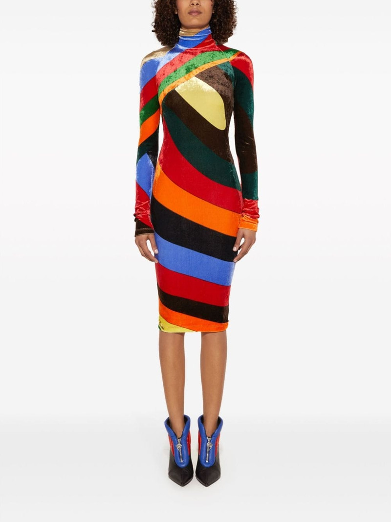 PUCCI Iride-print midi dress outlook