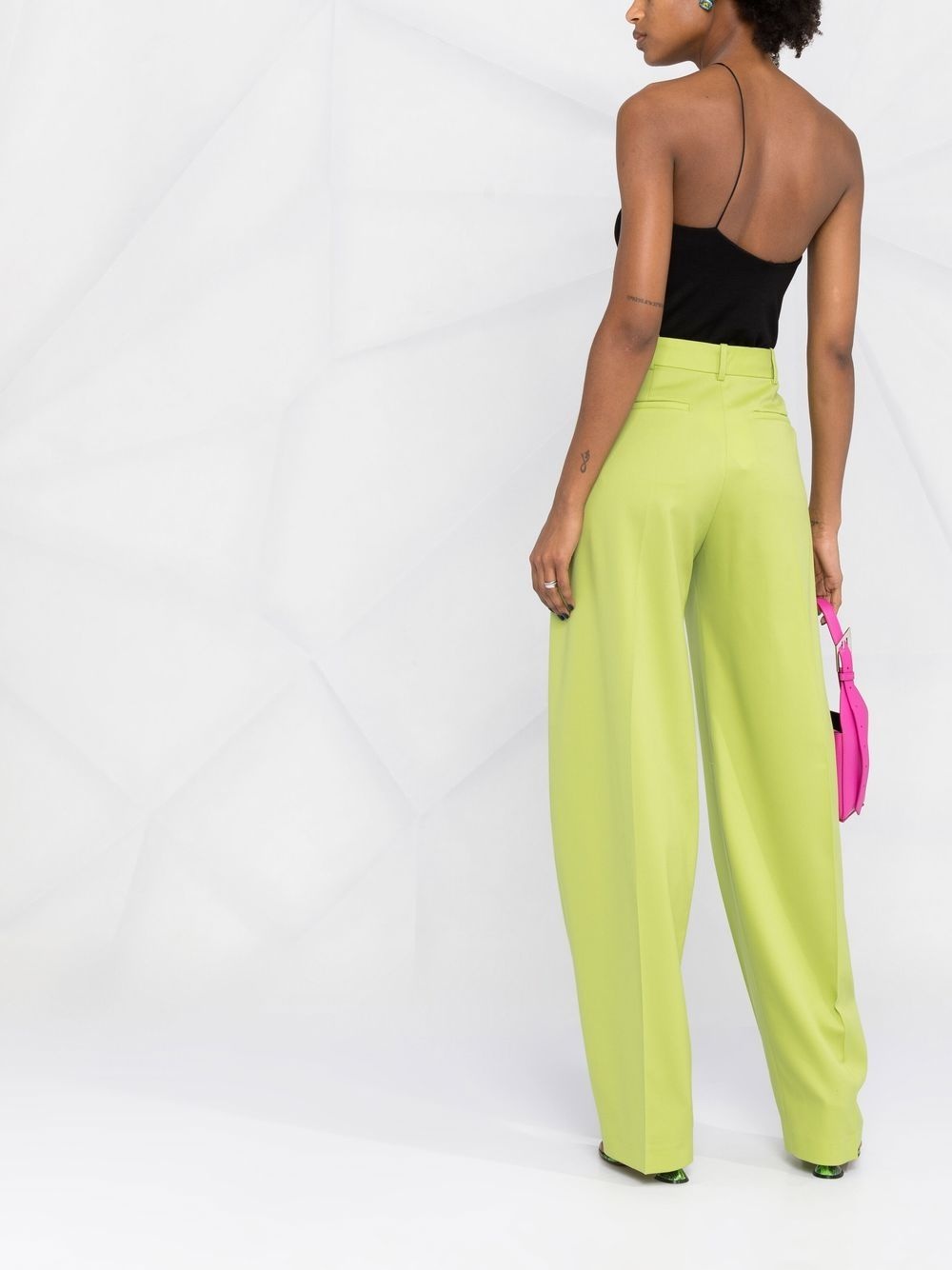 wide-leg tailored trousers - 6