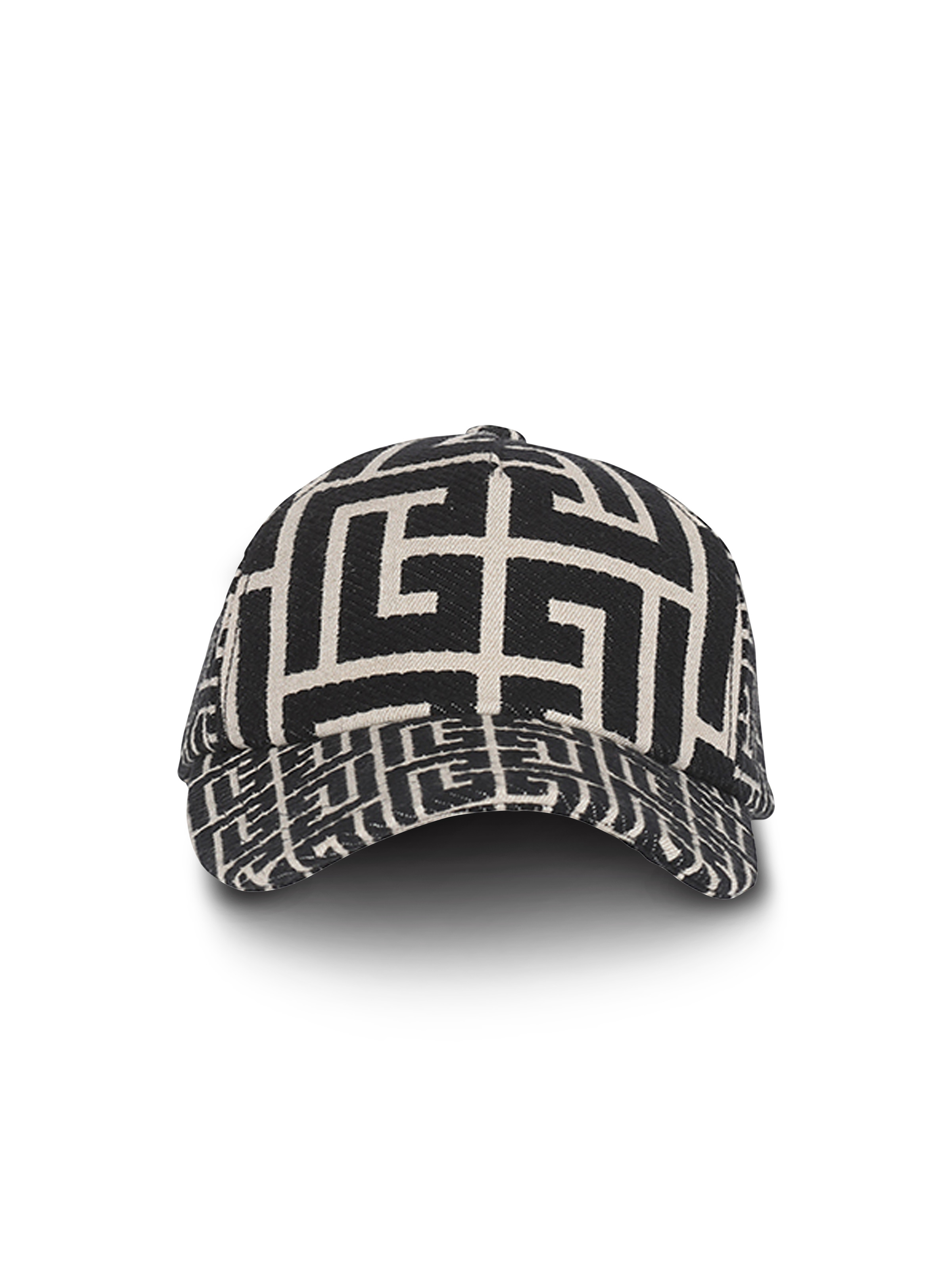 Jacquard bucket hat with Balmain monogram