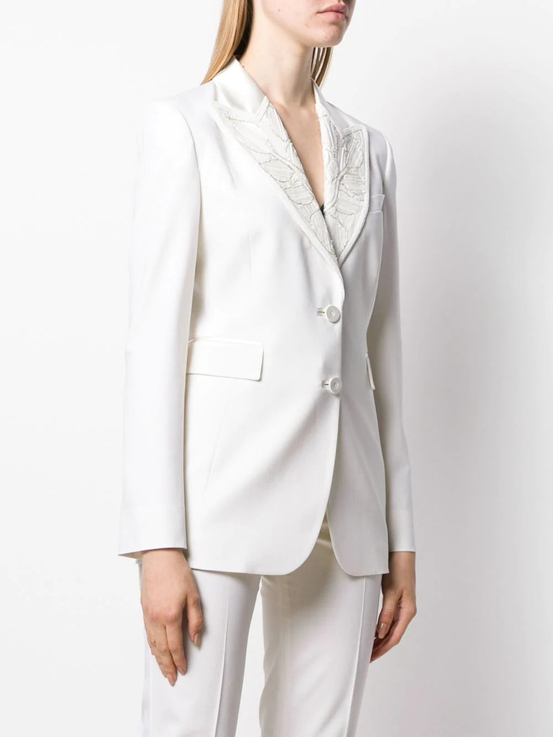 bead embellished lapel blazer 3