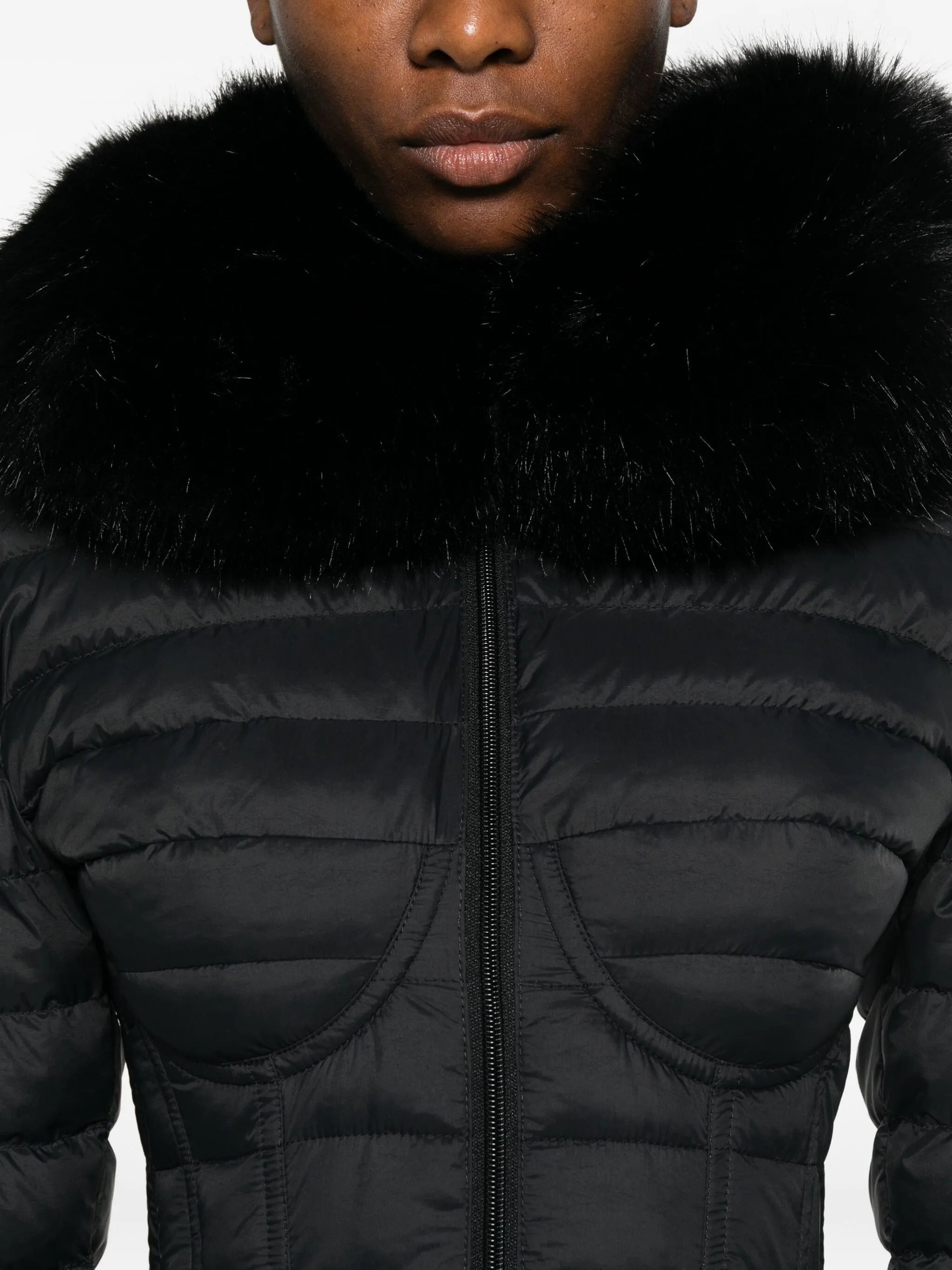 Balenciaga Quilted Fur-trimmed Jacket - 3