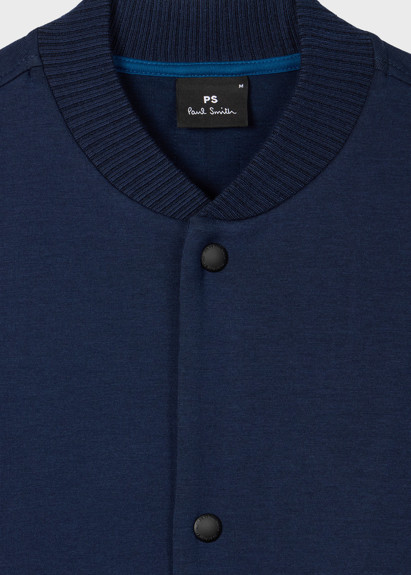 Paul Smith Navy Jersey Bomber Jacket outlook