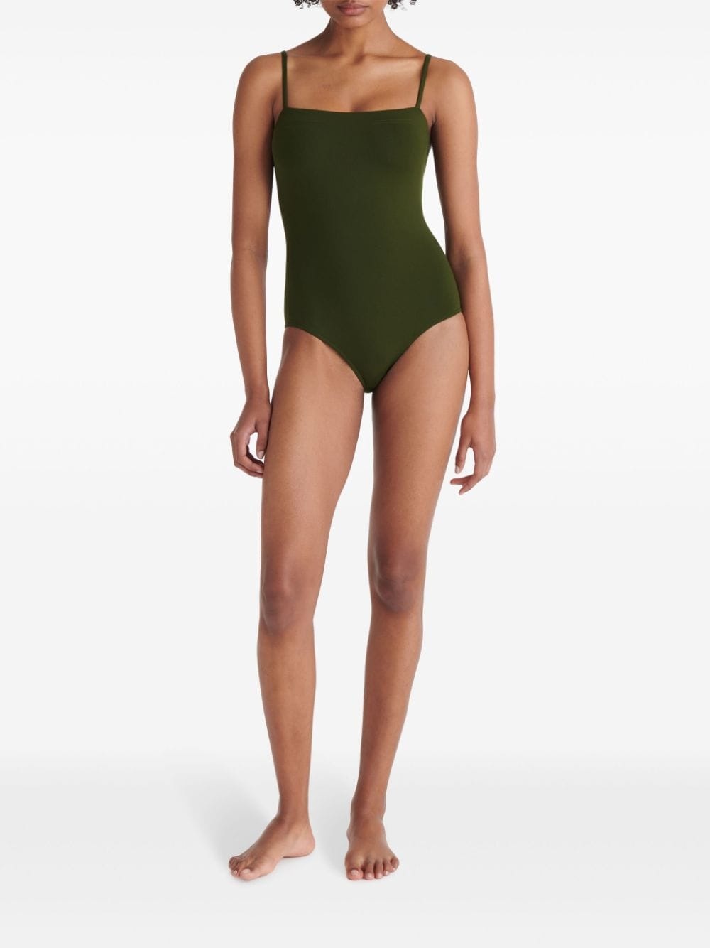 Aquarelle square-neck swimsuit - 3