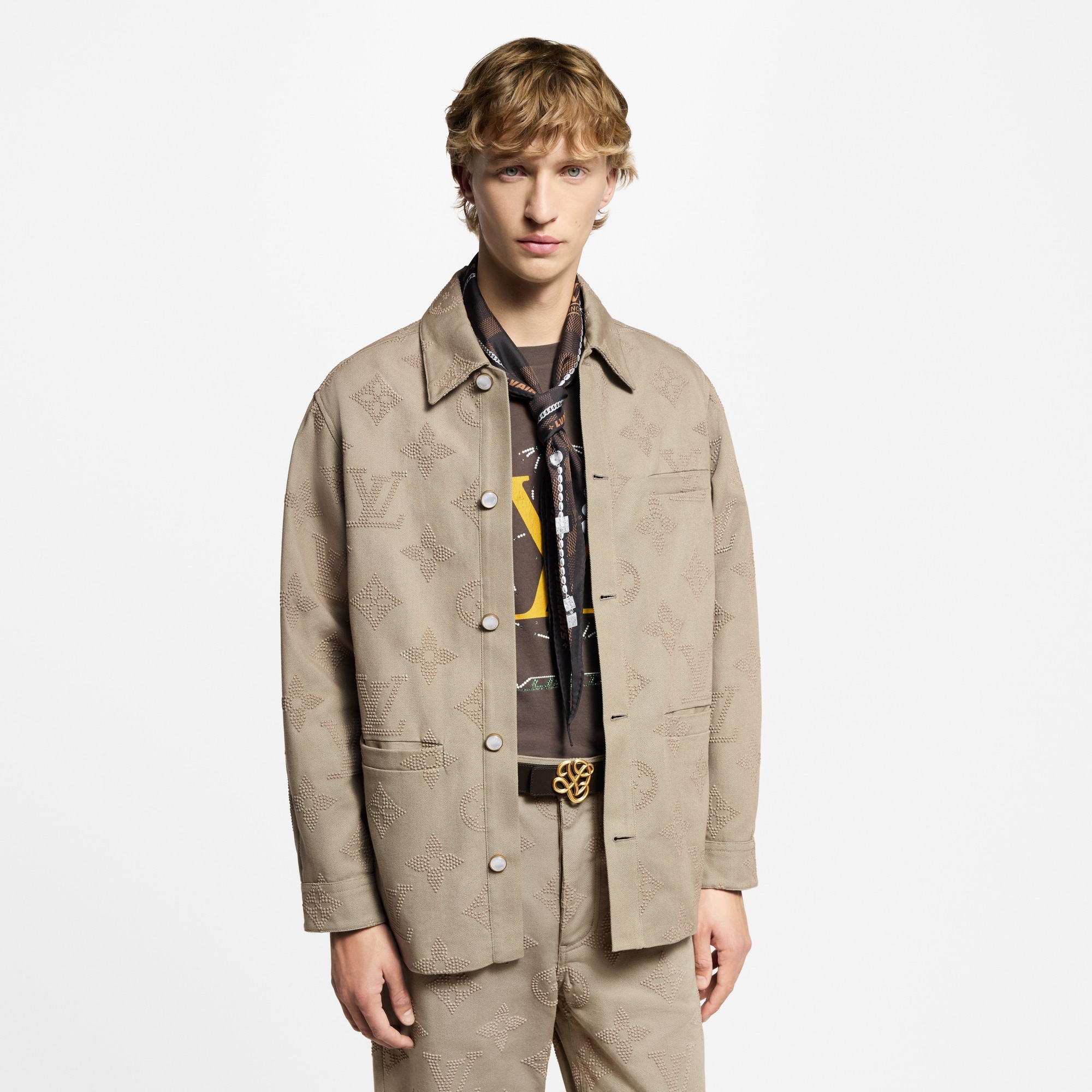 Louis Vuitton Monogram Embroidered Chic Overshirt | REVERSIBLE