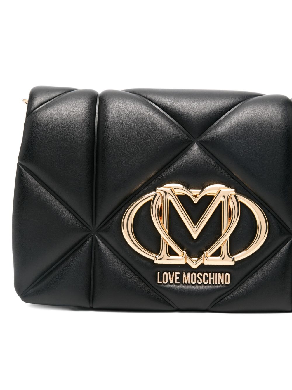 quilted logo-plaque shoulder bag - 4