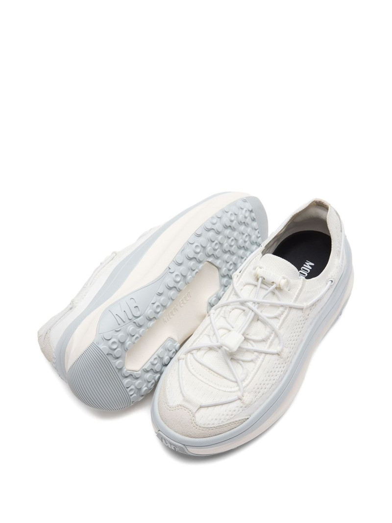 lace-up knitted sneakers 4