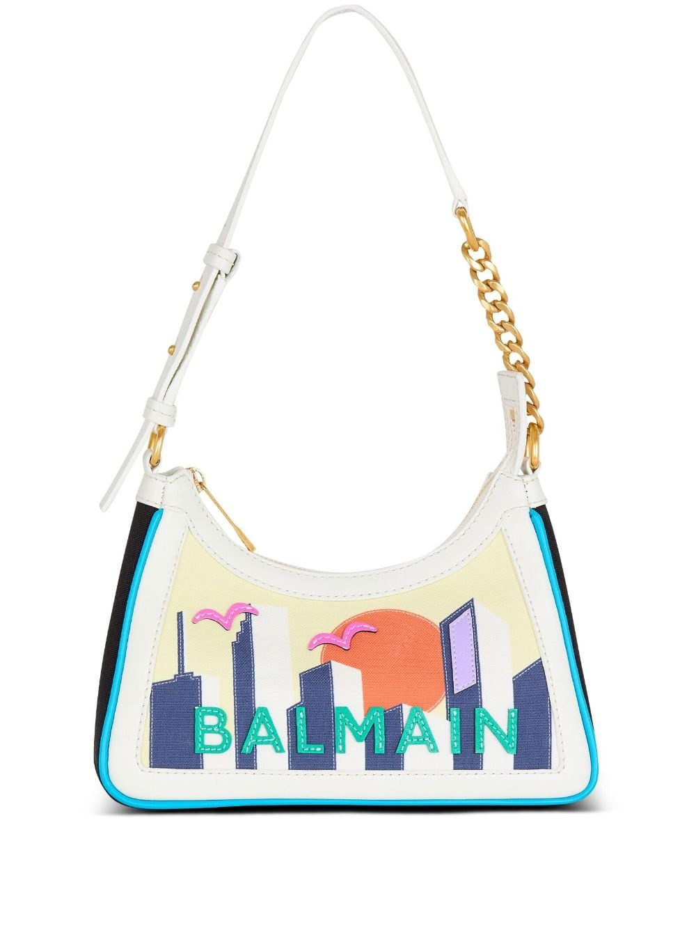 B-Army Postcard-print shoulder bag - 1