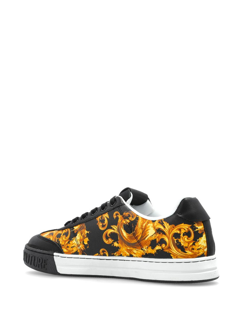 Barocco-print sneakers 4