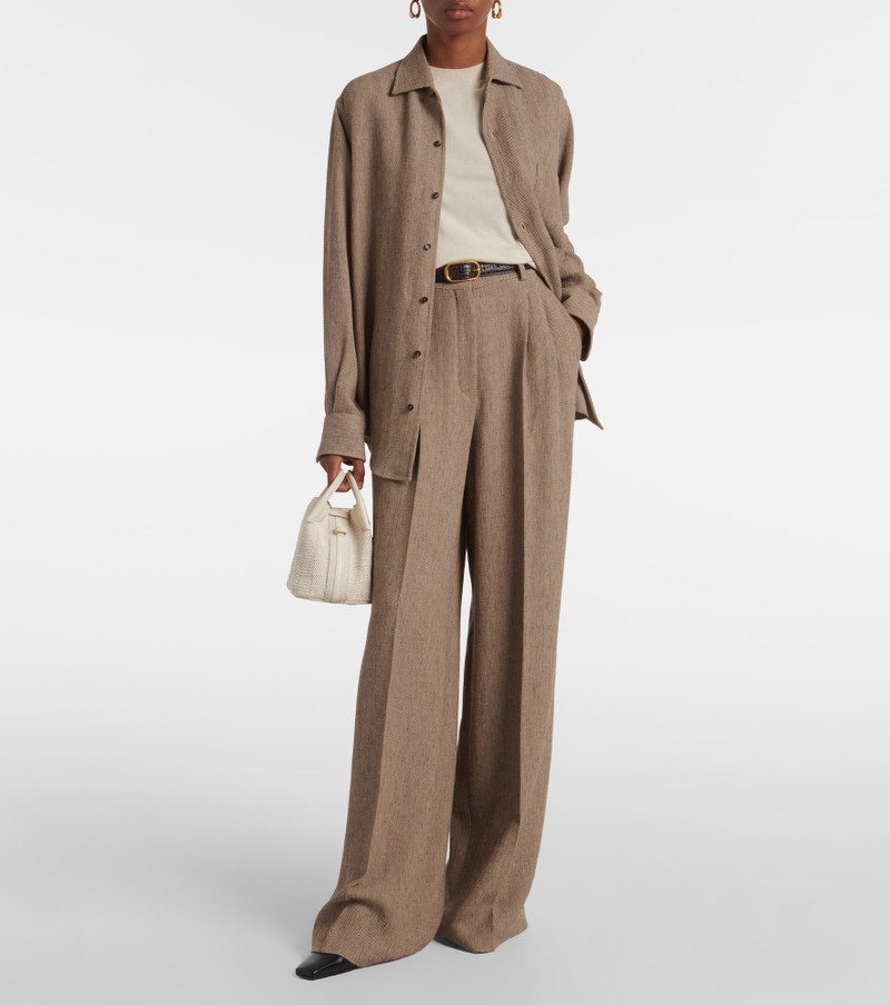 Loro Piana Ice Wish knitted cotton top outlook