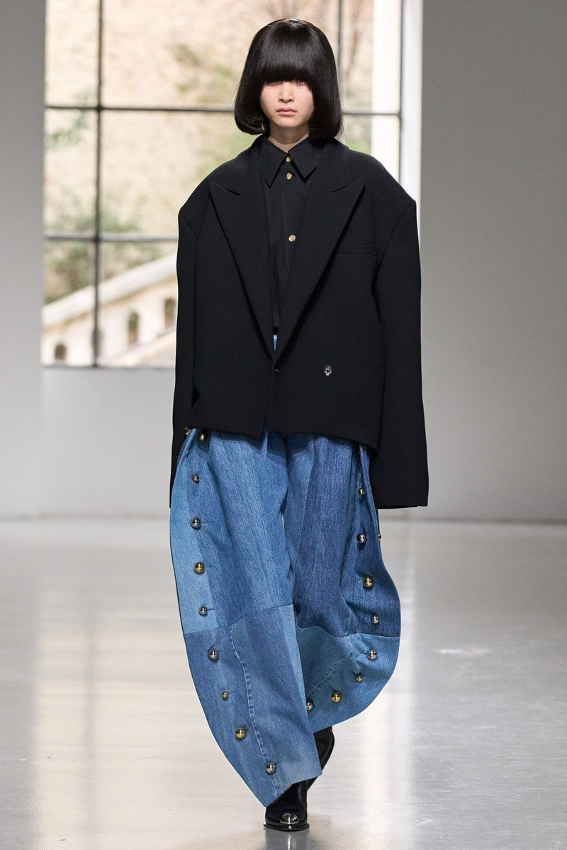 OVERSIZED TUXEDO JACKET BLACK 6