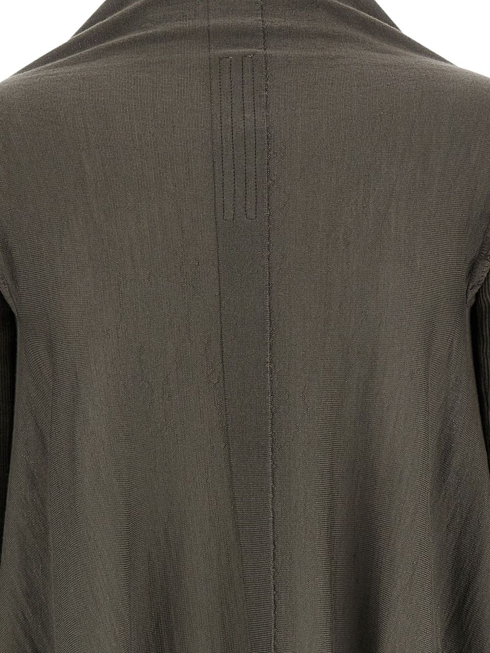 ribbed wrap cardigan - 3