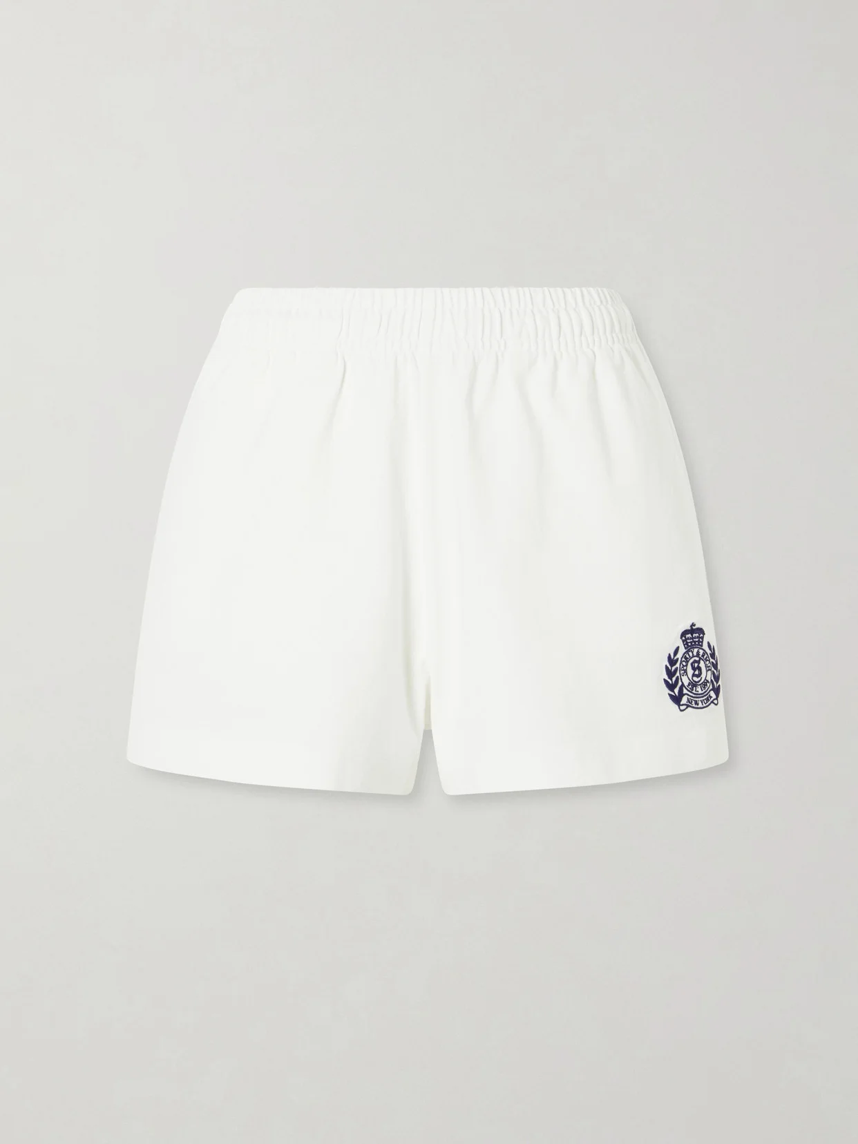 Logo-embroidered Cotton Shorts - 1