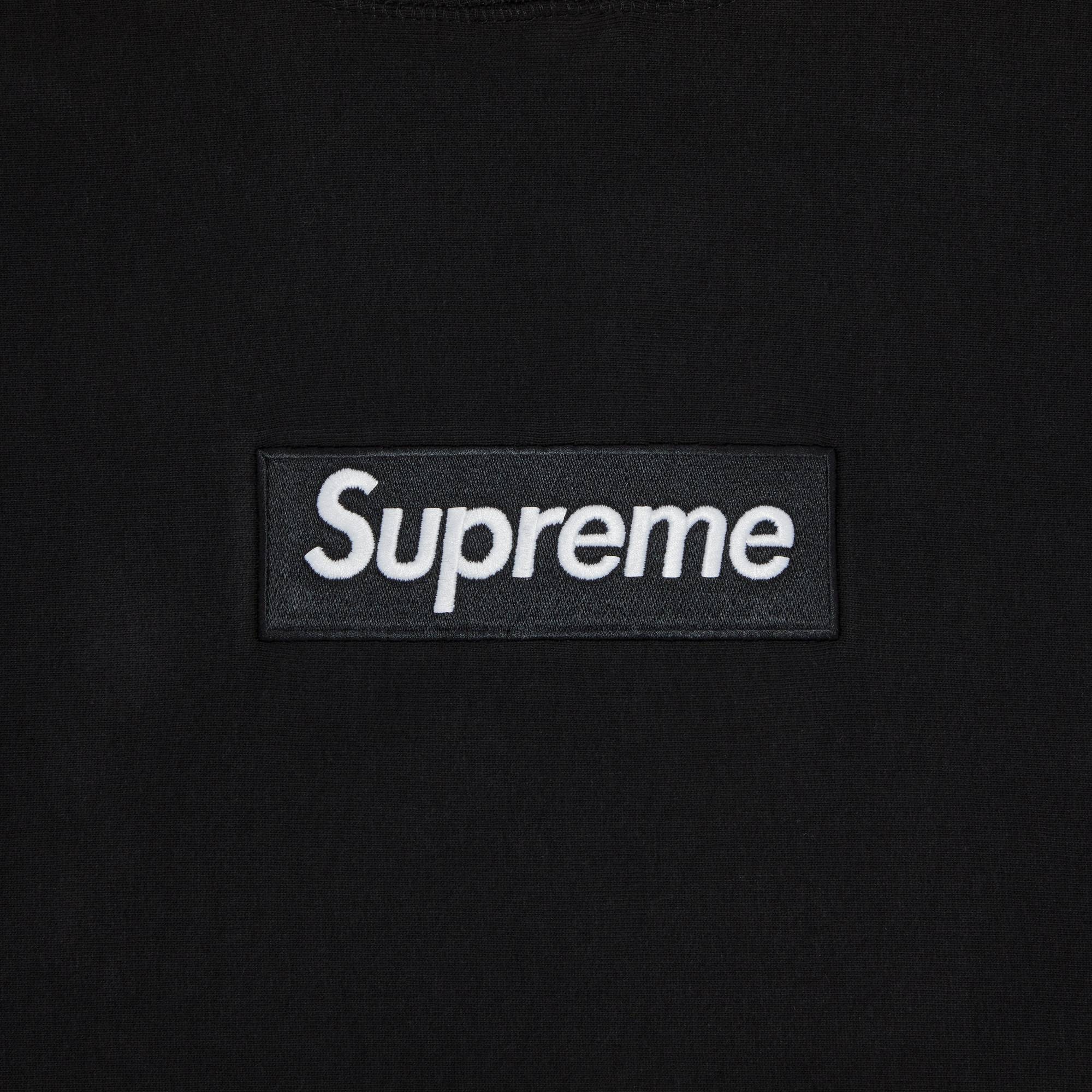 Supreme Box Logo Hooded Sweatshirt 'Black' - 2