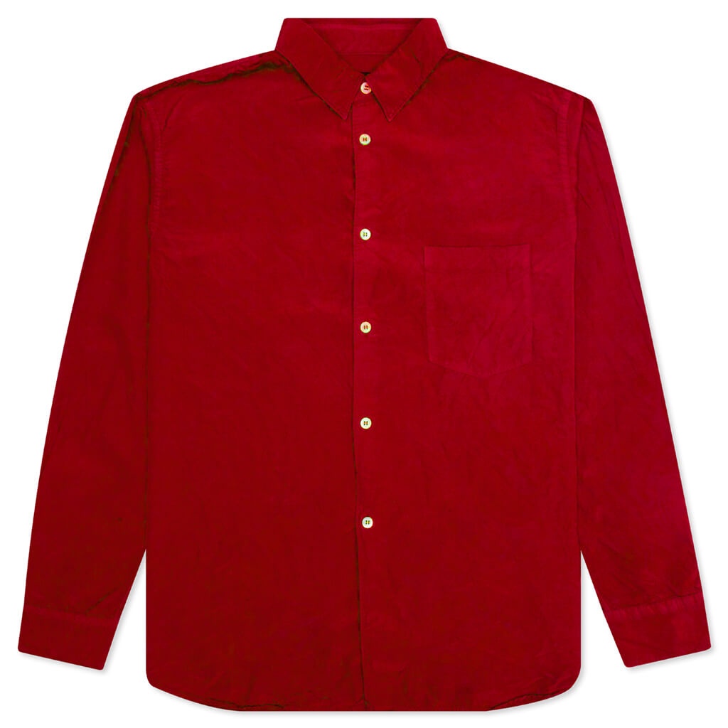 COMME DES GARCONS HOMME PLUS BUTTON UP - RED - 1