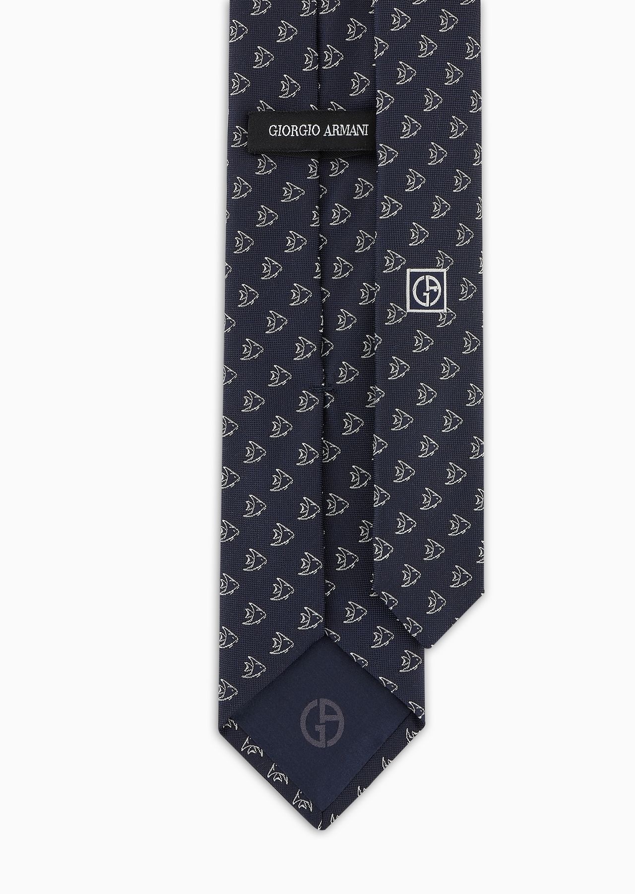 Silk and cotton jacquard tie - 2