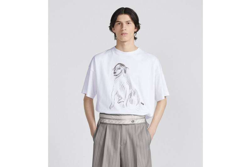 DIOR AND DUNCAN GRANT AND CHARLESTON Oversized T-Shirt 4