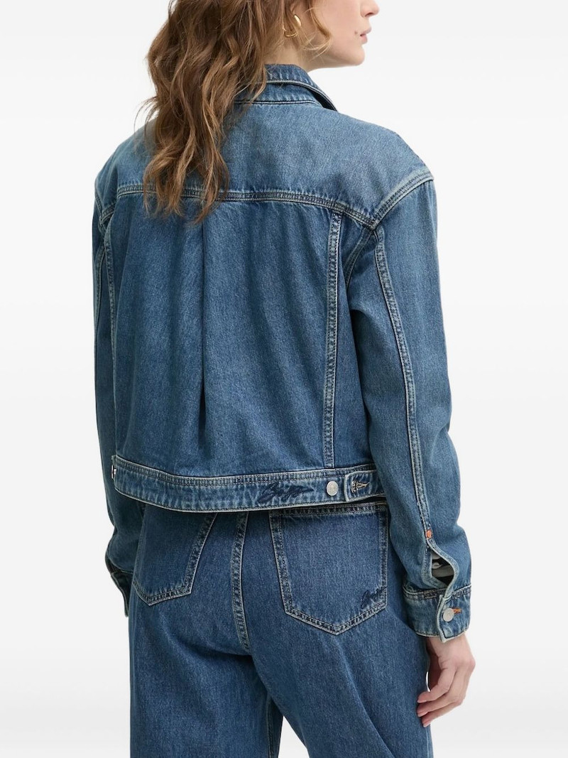 BOSS button-fastening denim jacket outlook