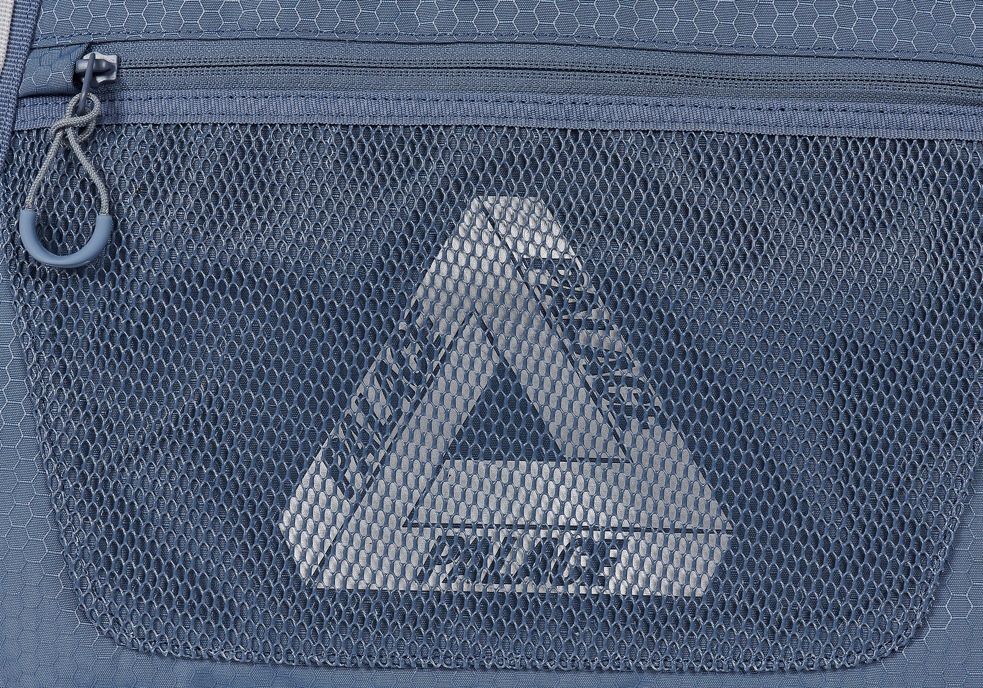 PALACE CORDURA ECO HEX RIPSTOP SHOULDER BAG SLATE GREY | REVERSIBLE