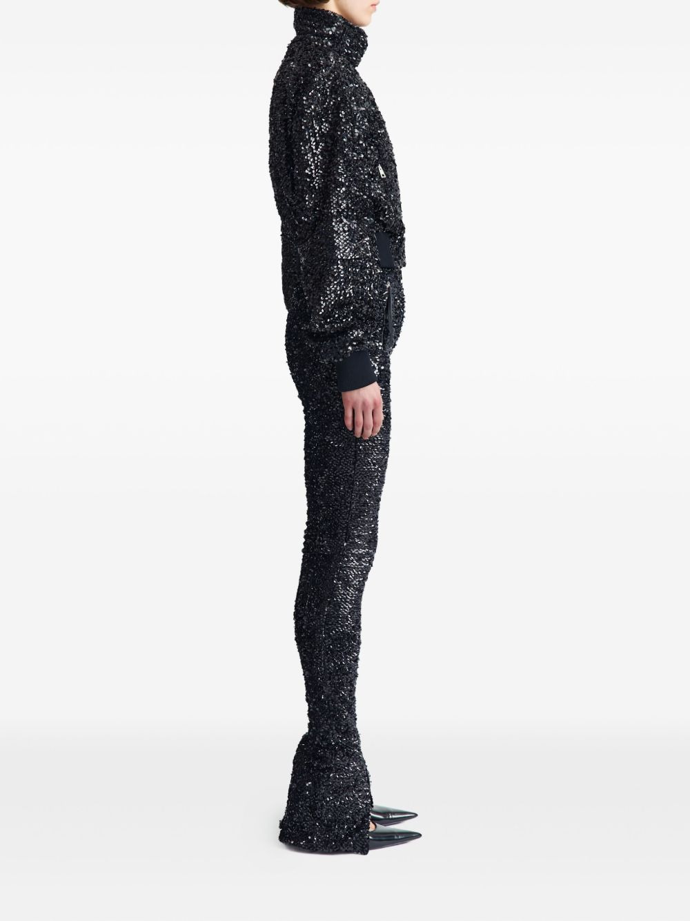Azra sequin-embellished trousers - 4