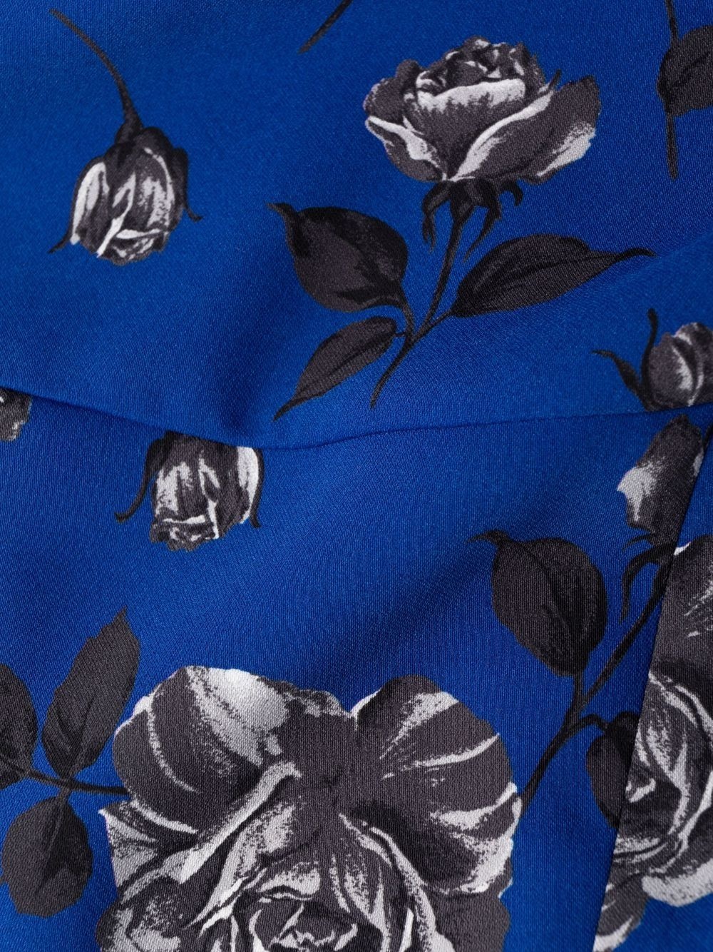 floral-print midi dress - 8