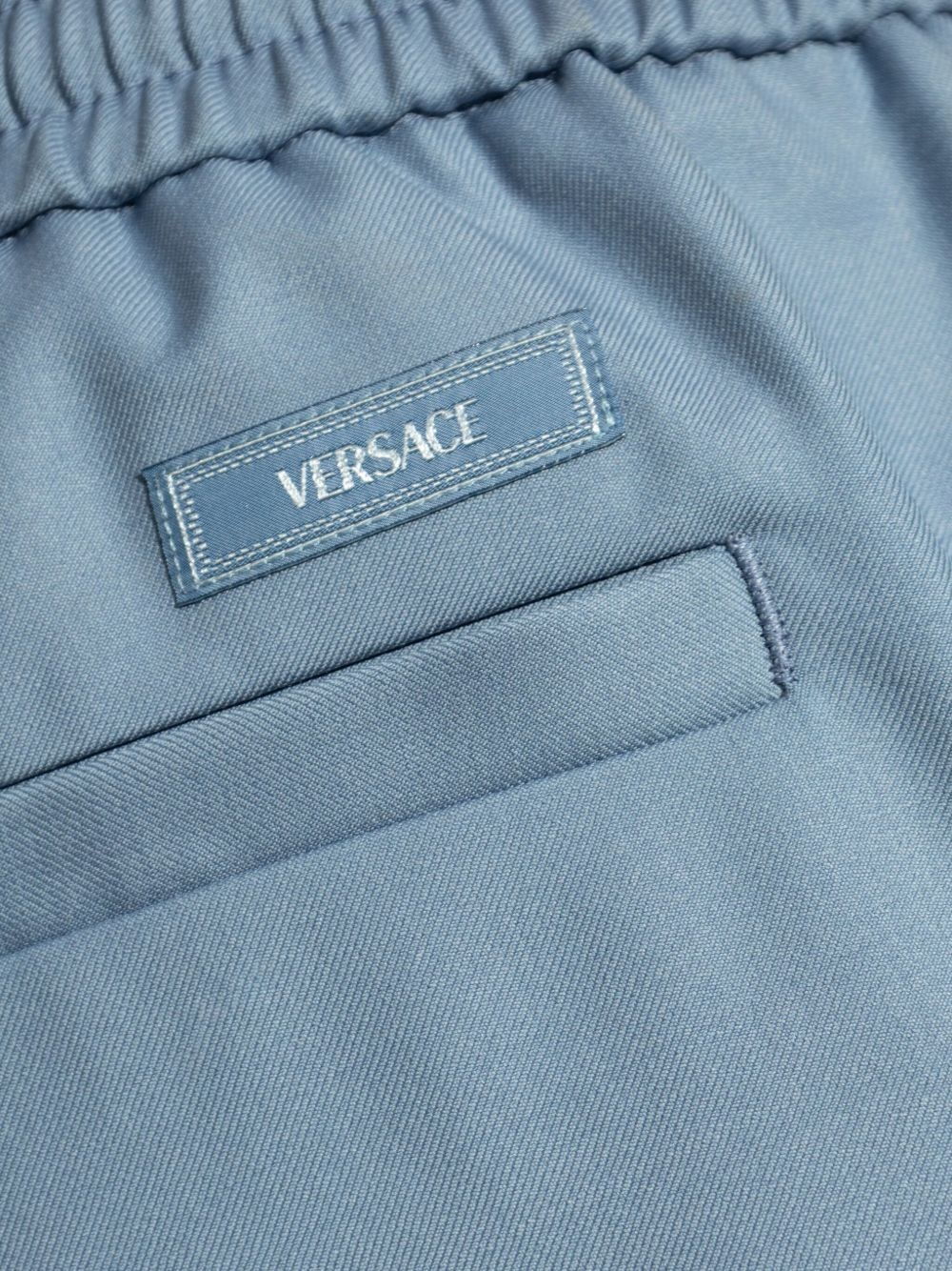 elasticated-waistband trousers - 5