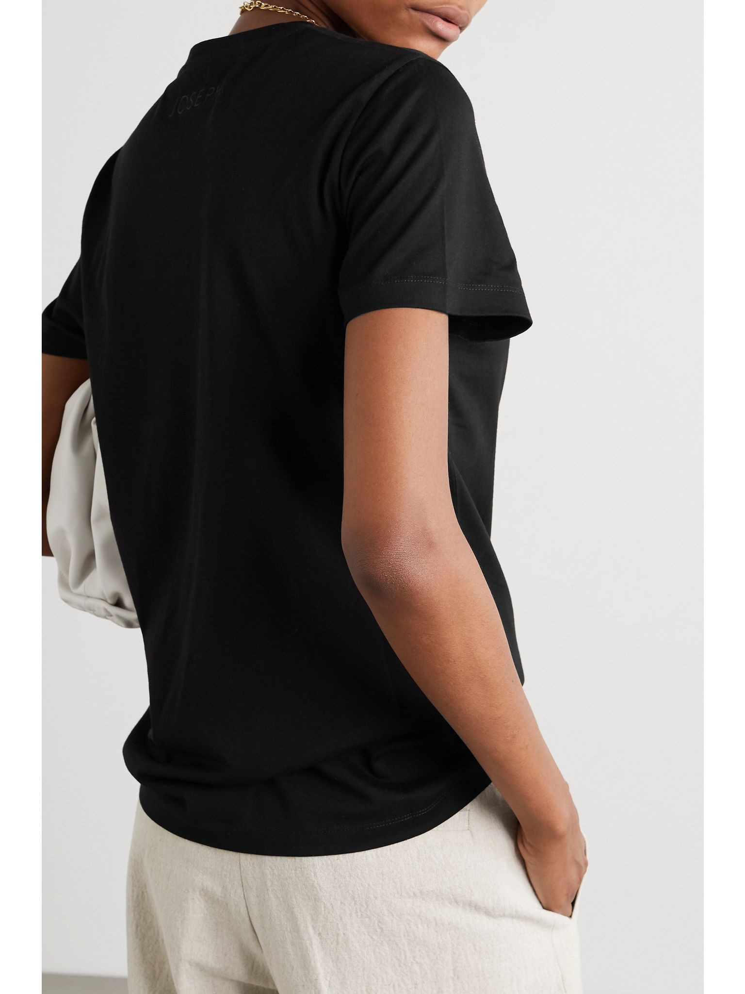 Cotton-jersey T-shirt Black - 3
