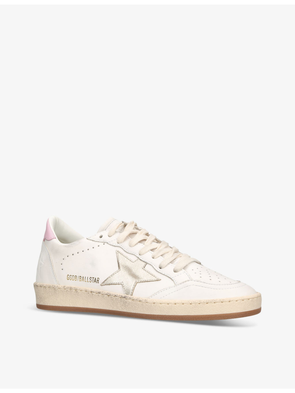 Women's Ballstar 11719 logo-print leather low-top trainers - 3