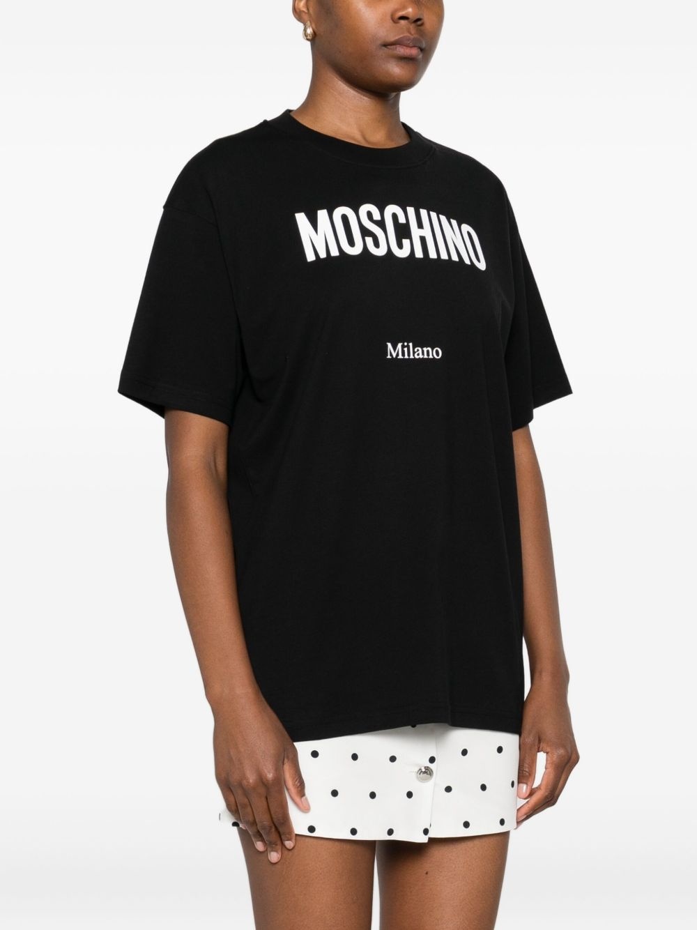 logo cotton T-shirt - 3