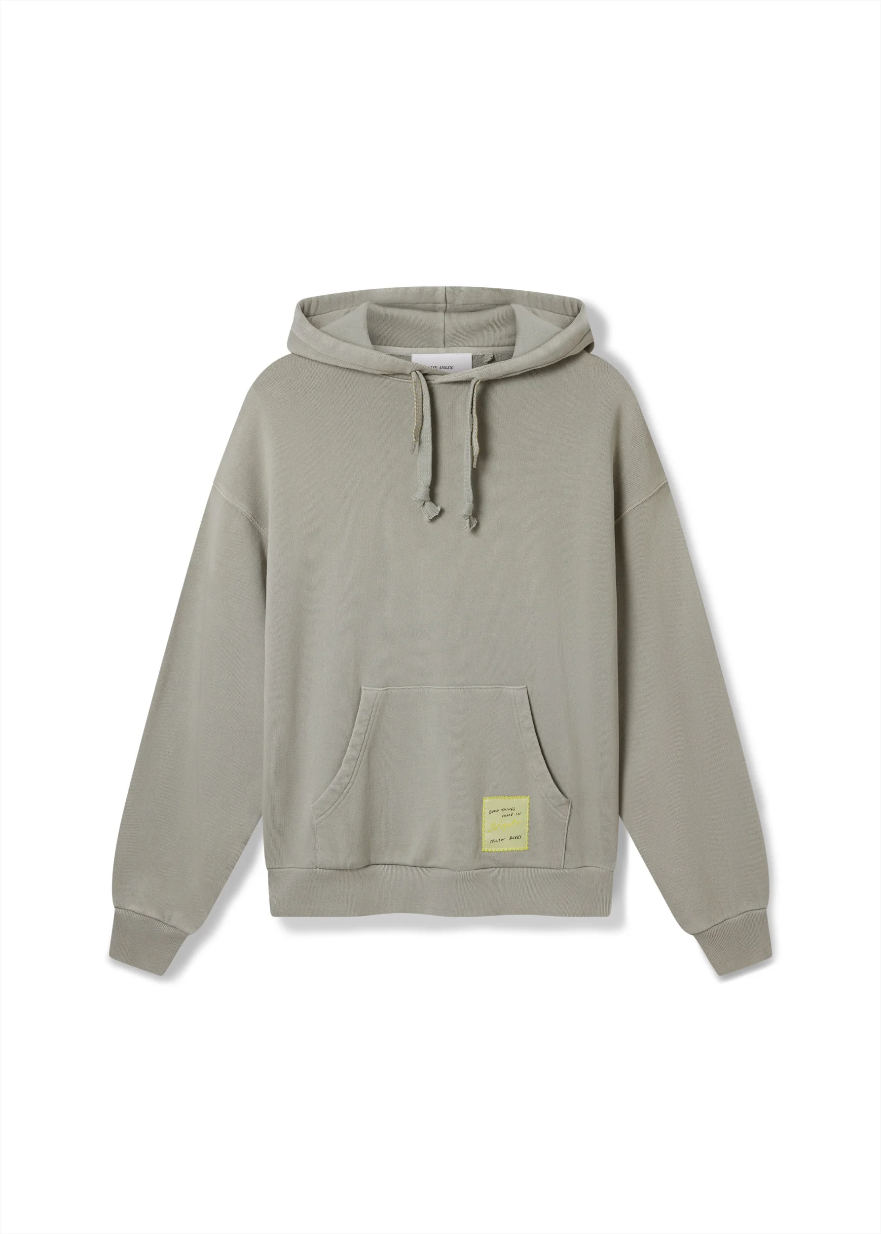 Patch Washed Hoodie - 1