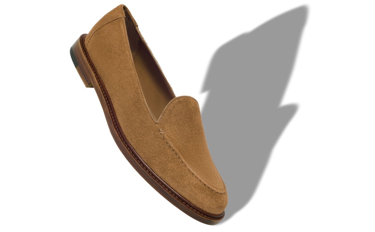 Brown Calf Suede Loafers - 2