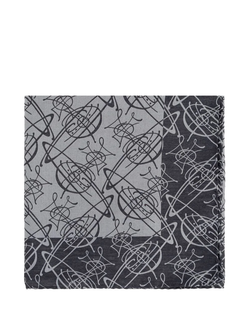 Orb monogram scarf - 1