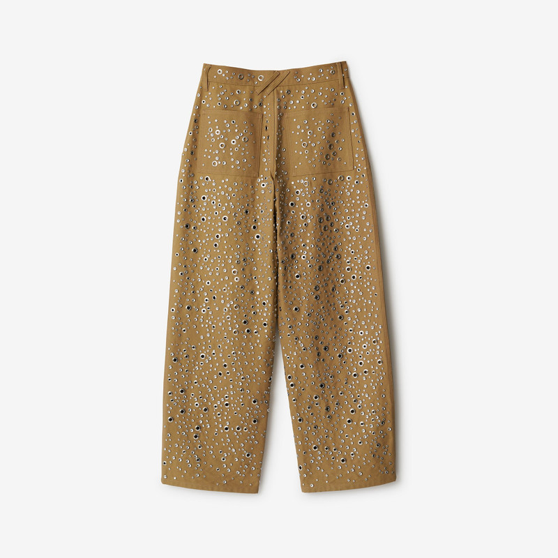 Studded Cotton Trousers 5