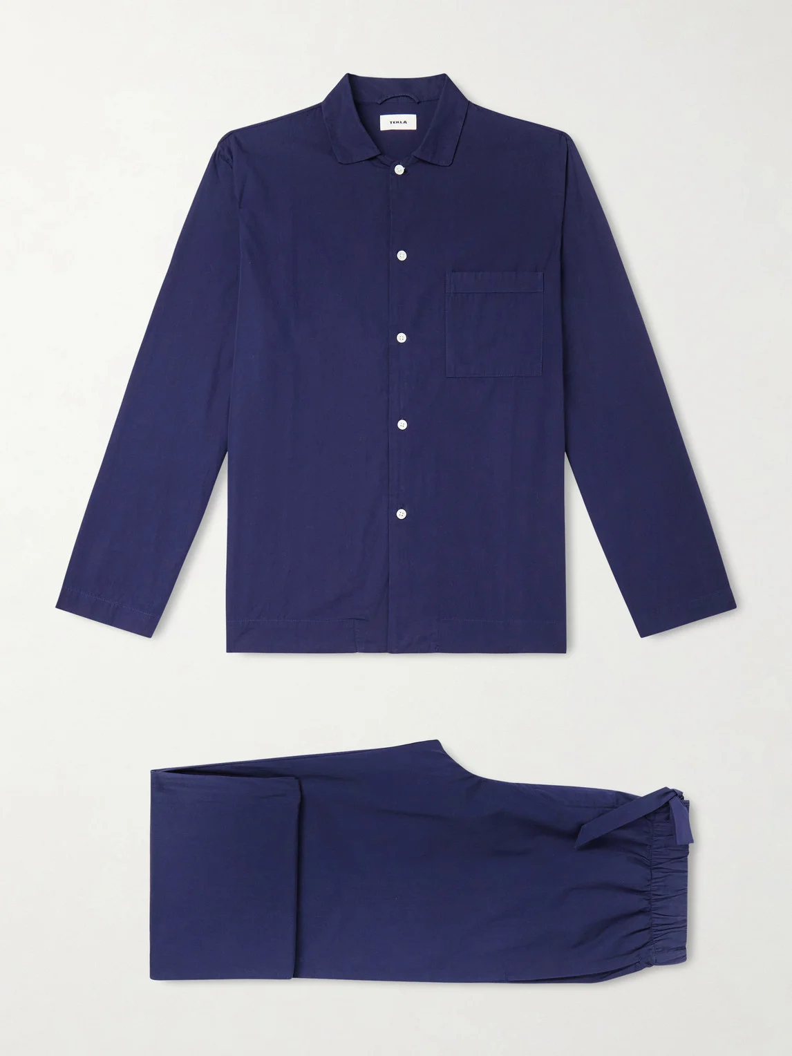 Organic Cotton-Poplin Pyjamas - 1