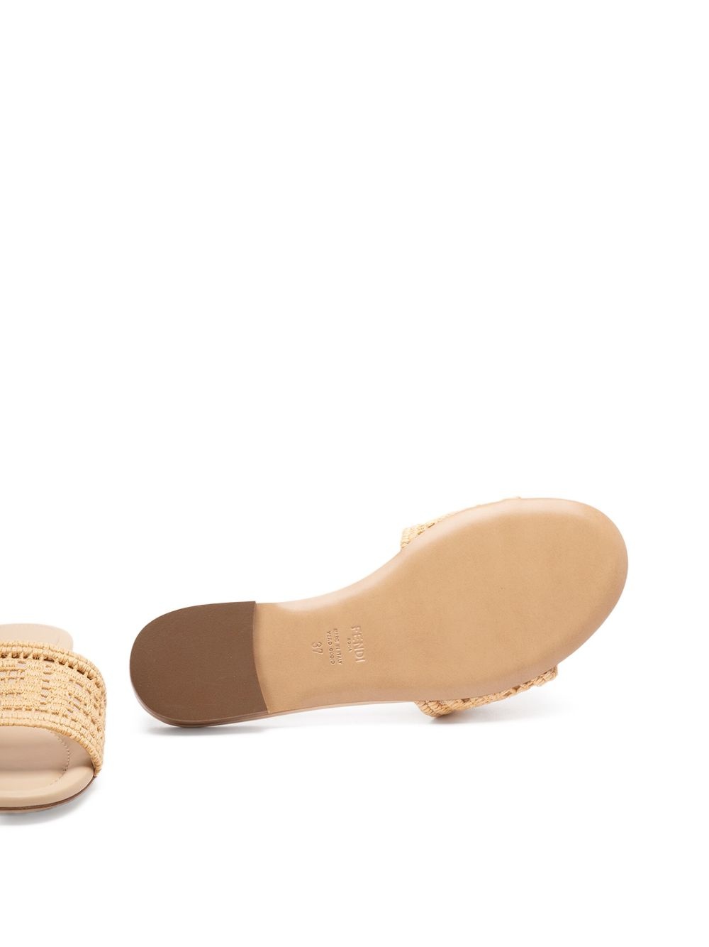 raffia flat slides - 4