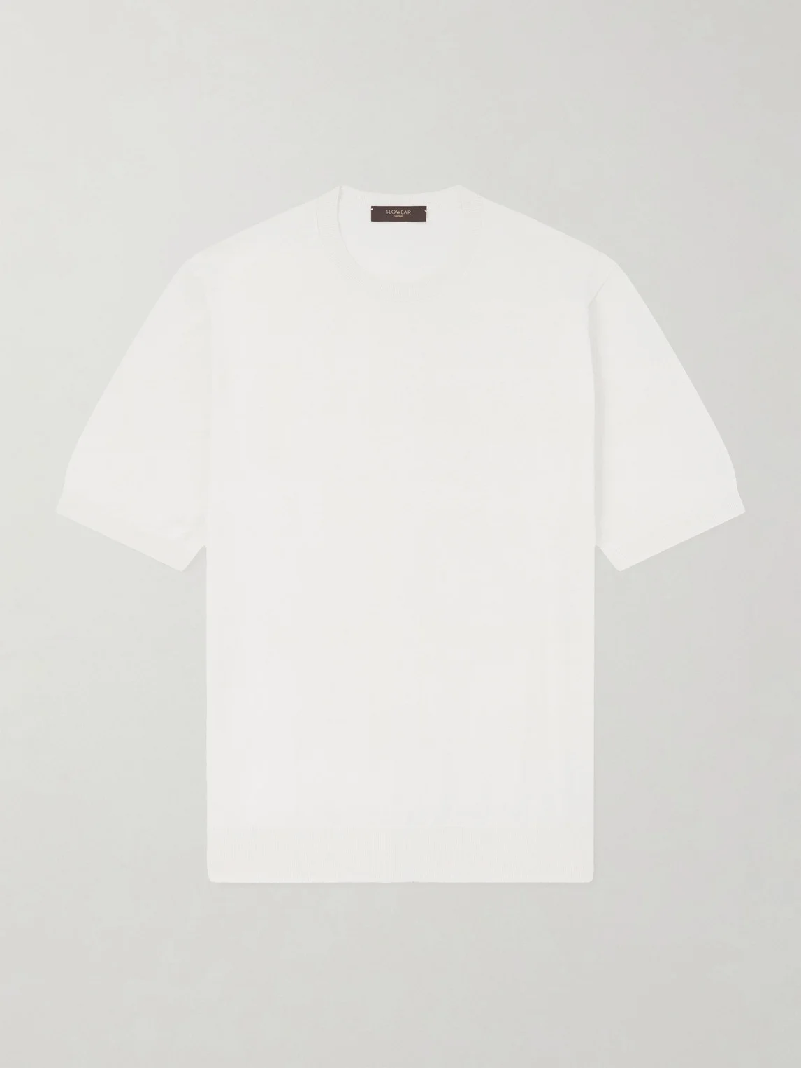 Cotton and Silk-Blend T-Shirt - 1