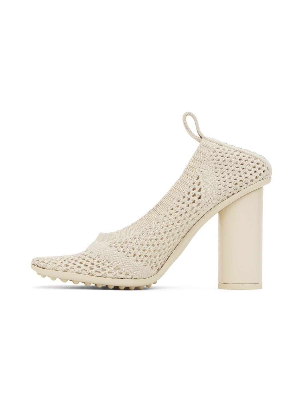 Beige Atomic Pump Heels - 3