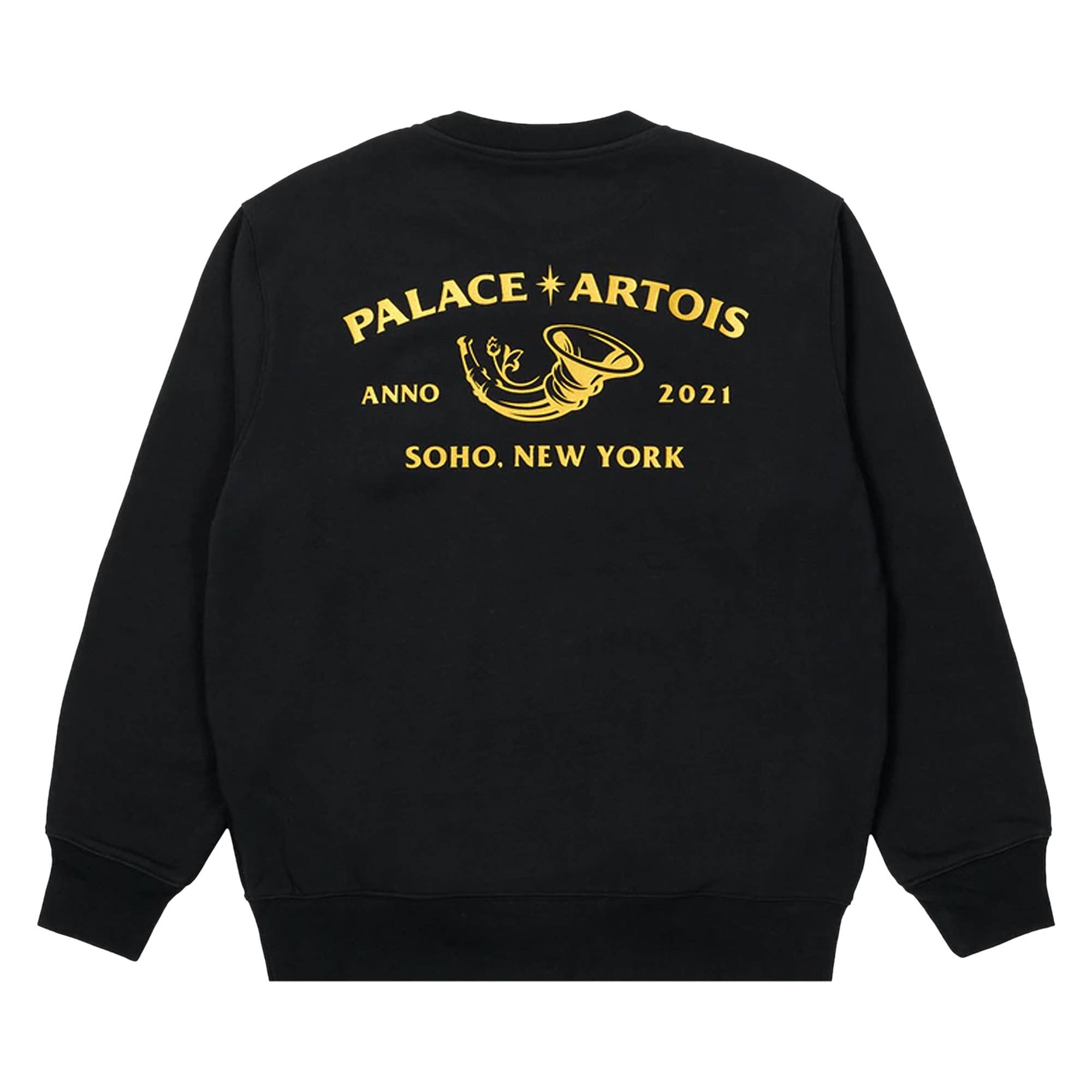 Palace x Stella Artois Cartouche Crew 'Black' - 2