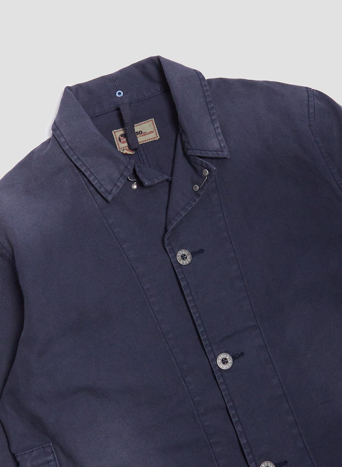 Navvie Blazer Canvas in Black Navy - 5