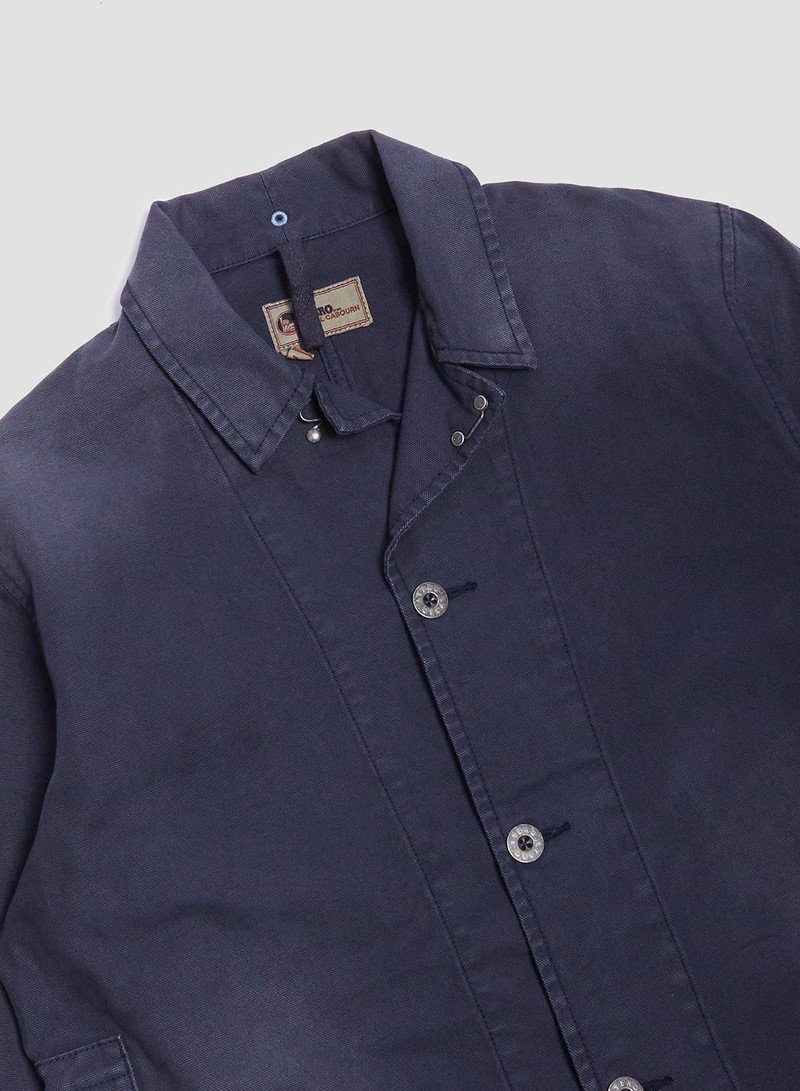 Navvie Blazer Canvas in Black Navy 5