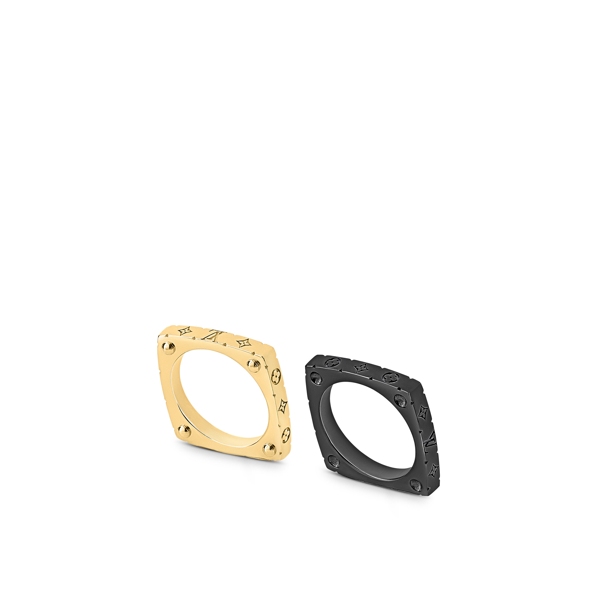 Monogram Bold Rings - 3