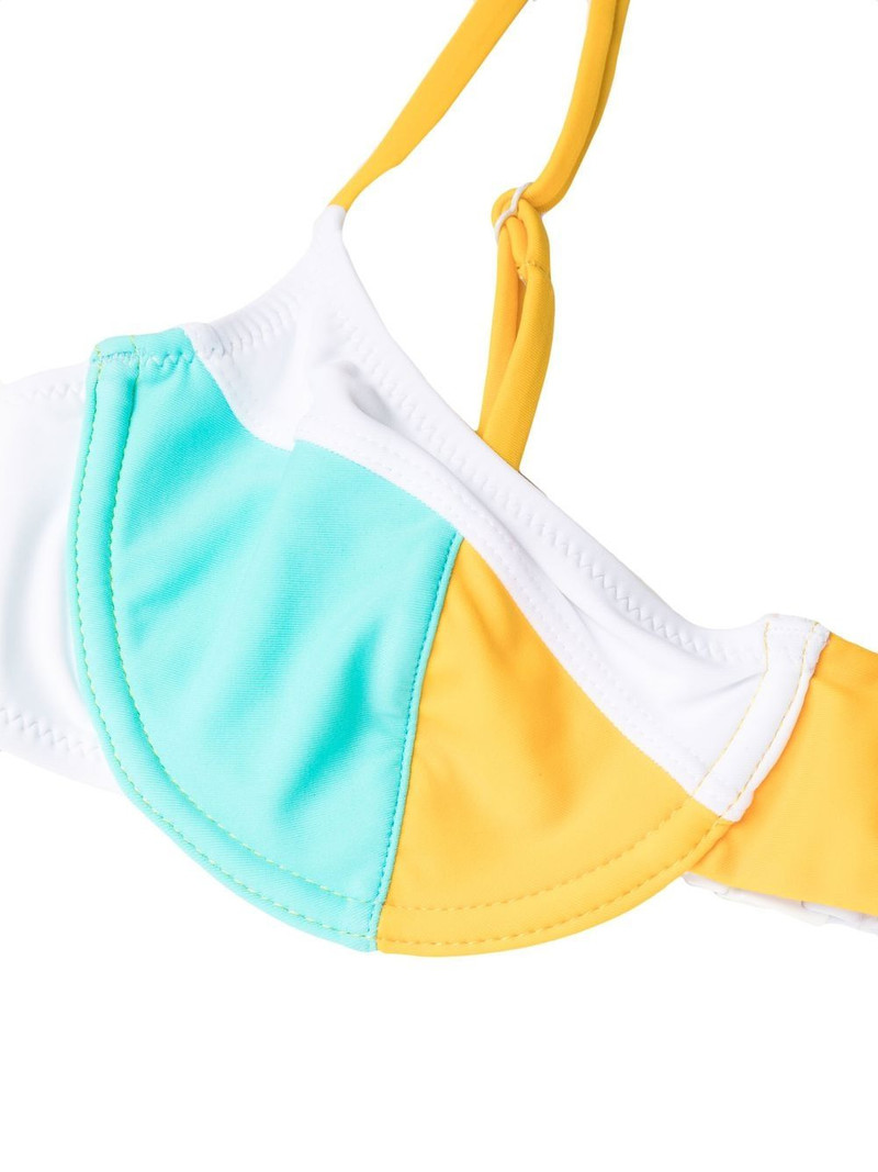 The Emily colour-block bikini top 3